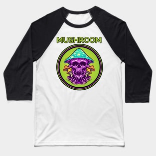 Mushroom circle Baseball T-Shirt
